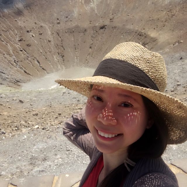 登上火山口於高空欣賞美景