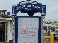 Santa Monica Pier Commemorative Plaque Stairs