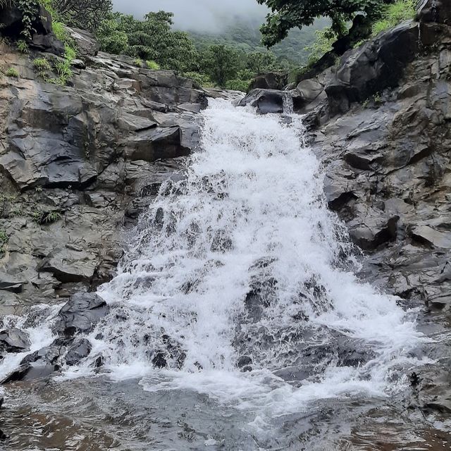 Palshe waterfall Tamini ghat in Pune 