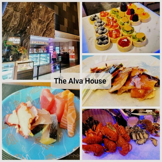 Alva House 豐富的自助晚餐 