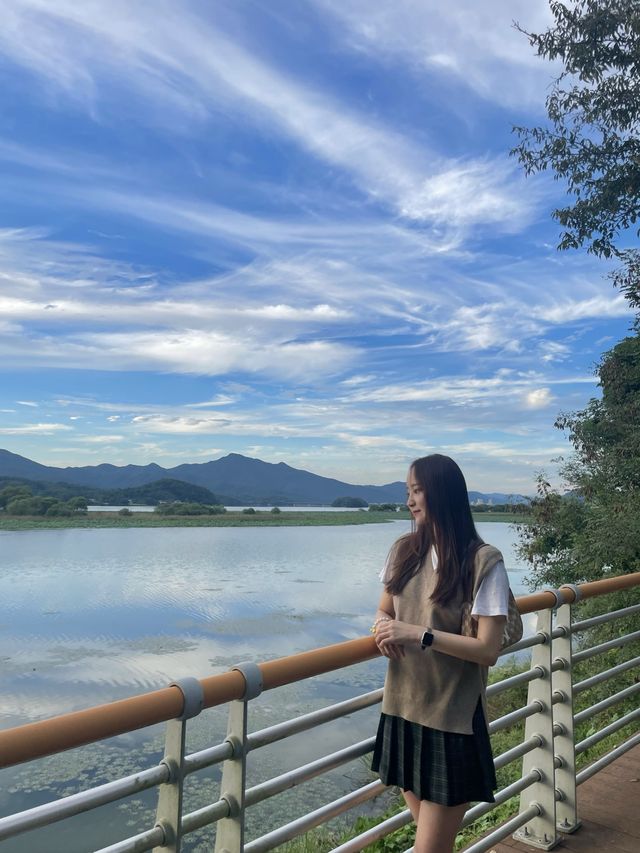 예쁜 가을 노을은 팔당댐에서 🌅 