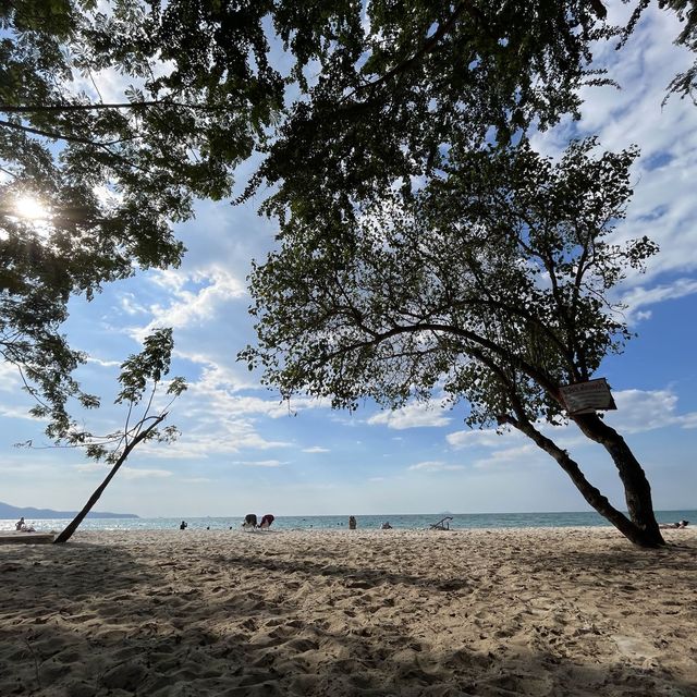 Beautiful beach in a secret place