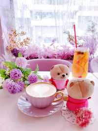 太子 | Purple Cafe | 紫色花主題咖啡店
