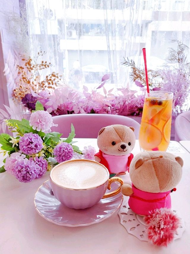 太子 | Purple Cafe | 紫色花主題咖啡店