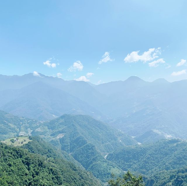 晴空萬里的清境農場