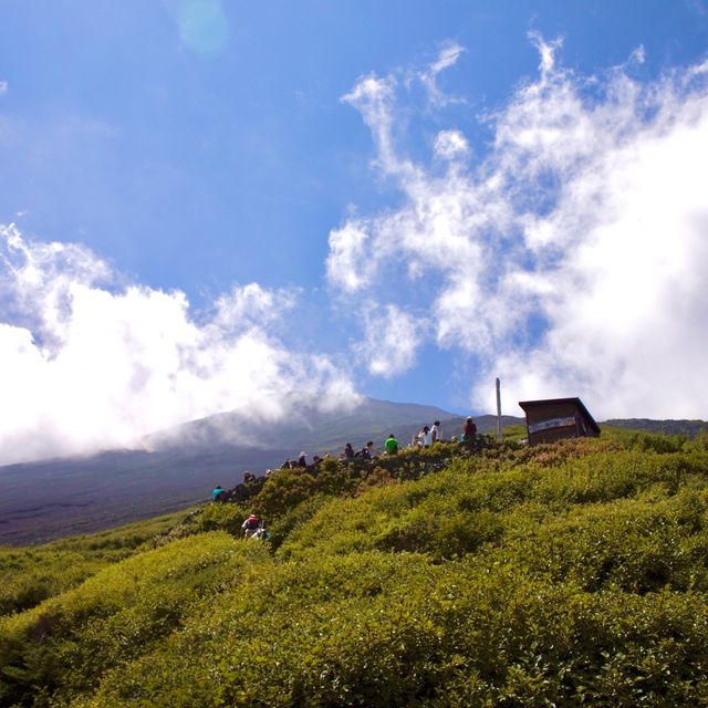 真夏の富士山登山