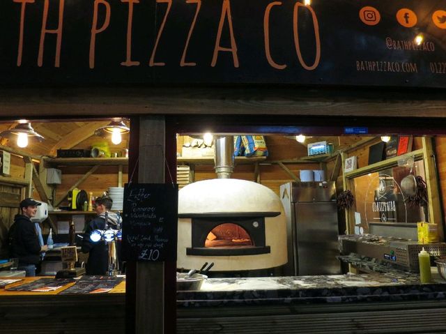 英國Bath市場超正現烤pizza!