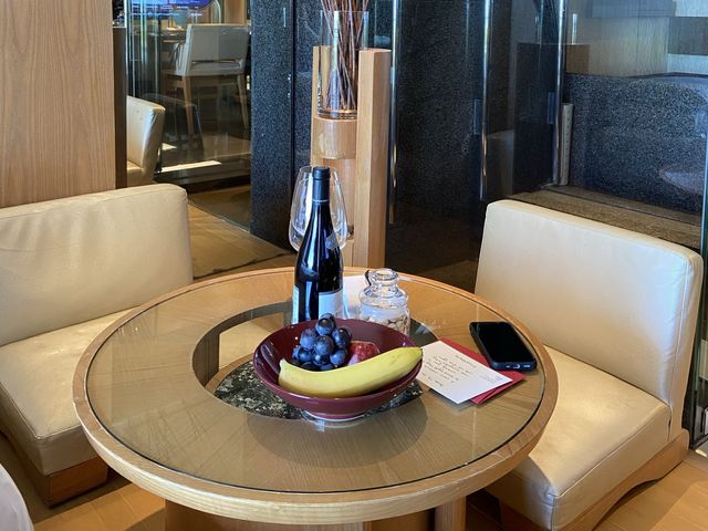 Grand Hyatt 海景露台及日式大浴池靜沁房間