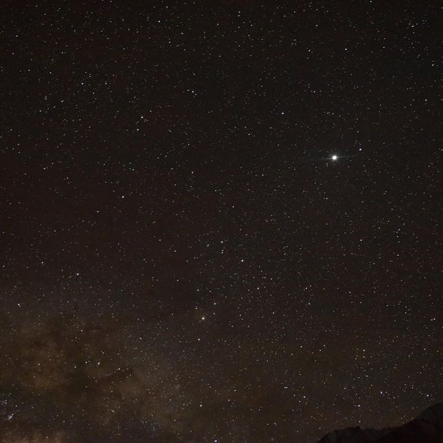 A night at pangong lake