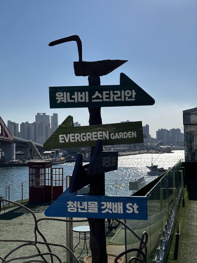 겨울 여행 즐기러 아바이 마을 방문