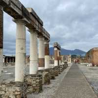 The archaeological site Pompeii 