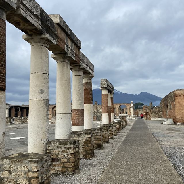 The archaeological site Pompeii 