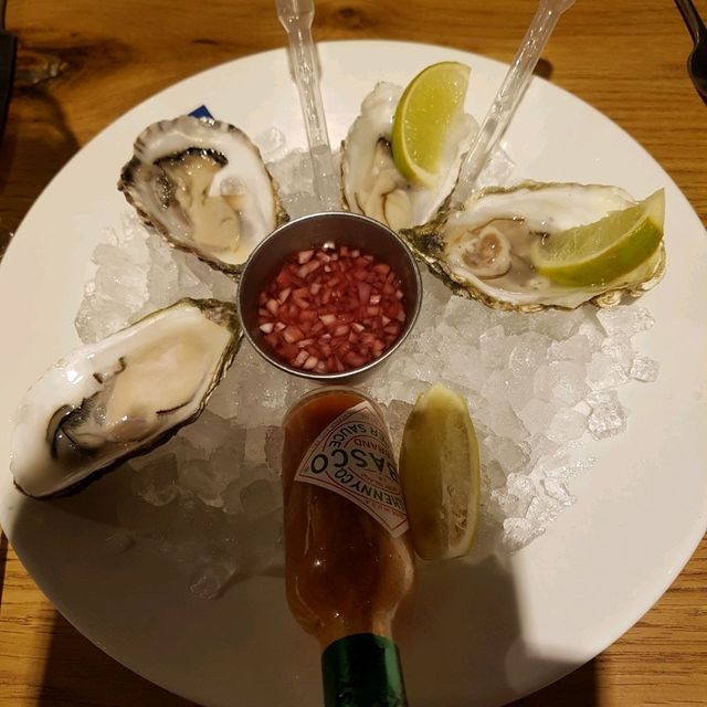 Oysters and sea food in London
