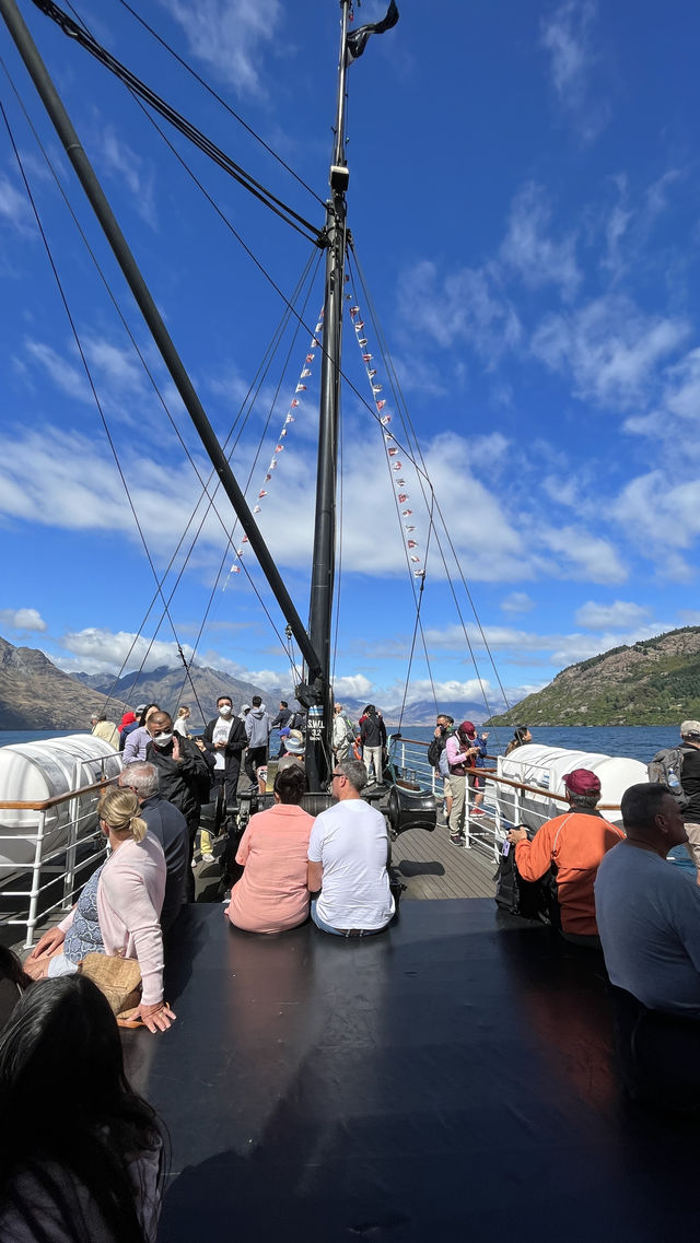 A steamship that rivals a floating museum.