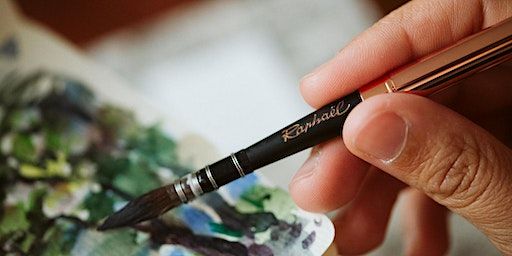 Raphael Stradivarius Kolinsky on Fabriano Artistico Paper | Plaza Artist Materials & Picture Framing