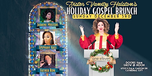 Holiday Gospel Drag Brunch with Sister Vanity Halston | one eleven bar