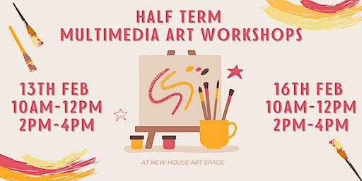 Multimedia half-term workshops | New House Art Space & Gallery