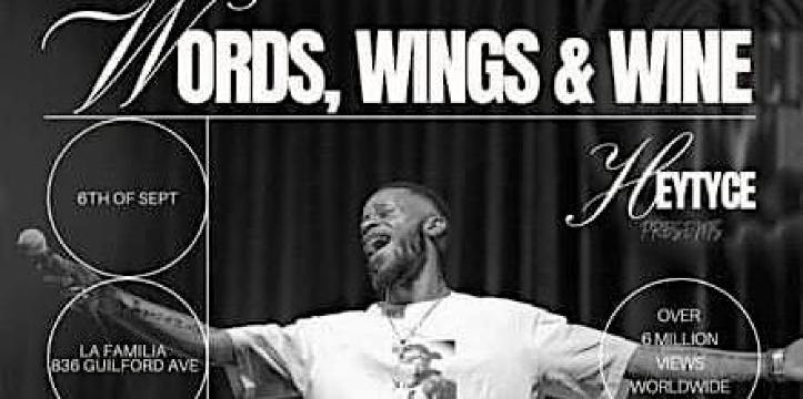 Words, Wings & Wine | La Familia Sound Stage