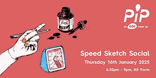 Speed Sketch and Social / Bristol illustrators meet-up / PIP | Kit Form