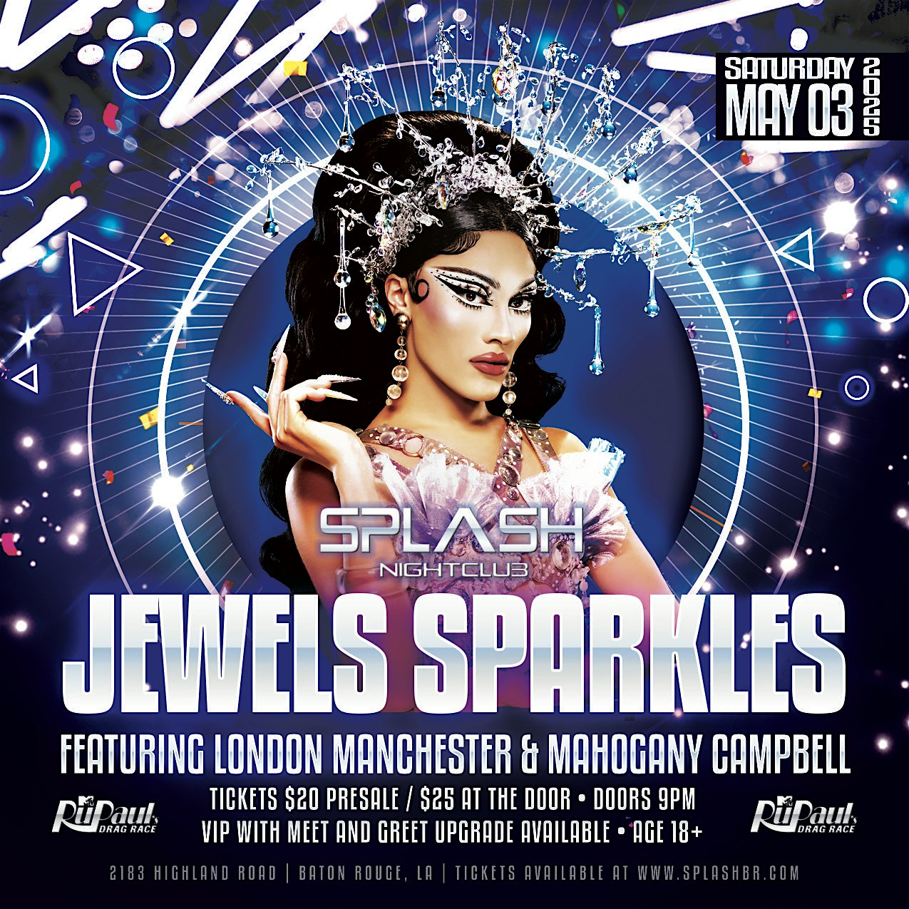 Jewels Sparkles - RuPaul's Drag Race Season 17 Superstar | Splash Nightclub