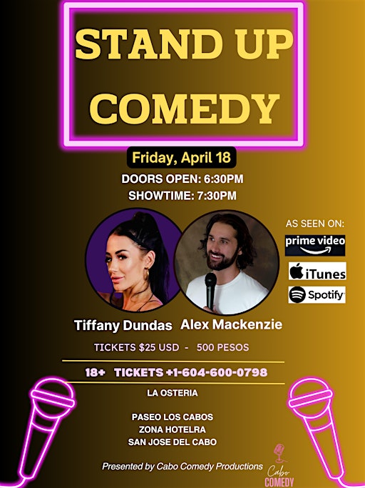 English Comedy Night at La Osteria, San Jose! | La Osteria