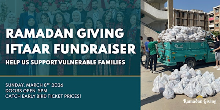 Ramadan Giving Fundraising Iftaar | Verdi Convention Centre