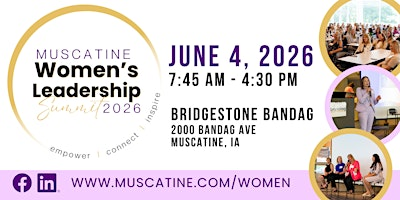 Muscatine Women's Leadership Summit 2026 | Bridgestone Bandag Learning Center