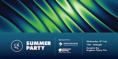 GamesIndustry.biz Summer Party 2026 | Horatios Bar, Brighton Palace Pier