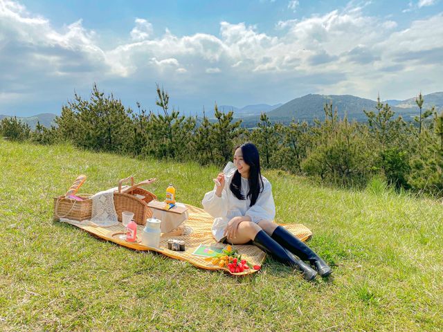 피크닉하기 제일 좋은 제주 아부오름