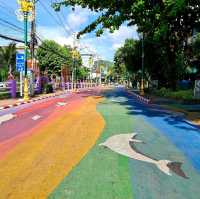 ถนนสายรุ้ง ป่าตอง สวยๆ (ถนนเลียบชายหาด)