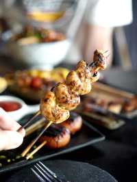  最近去左大埔墟Dragon BBQ bar度試下佢地嘅串燒！