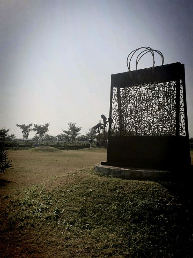 한가로운 인도의 조각공원
