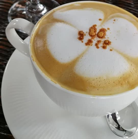 Big cup of tasty coffee 