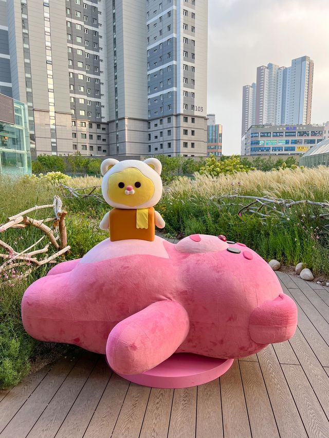 현시각 동탄에서 가장 핫한 대형벨리곰 포토존🐻💕