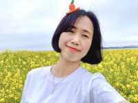 4월 제주 가파도 유채꽃밭에서!🌼