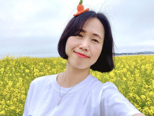 4월 제주 가파도 유채꽃밭에서!🌼