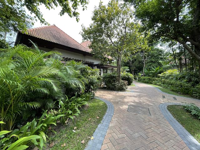 Beach villa nature