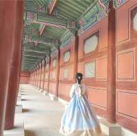 韓国/ソウル 〖 景福宮：ｷｮﾝﾎﾞｯｸﾝ〗韓服を着て夜間特別観覧✨