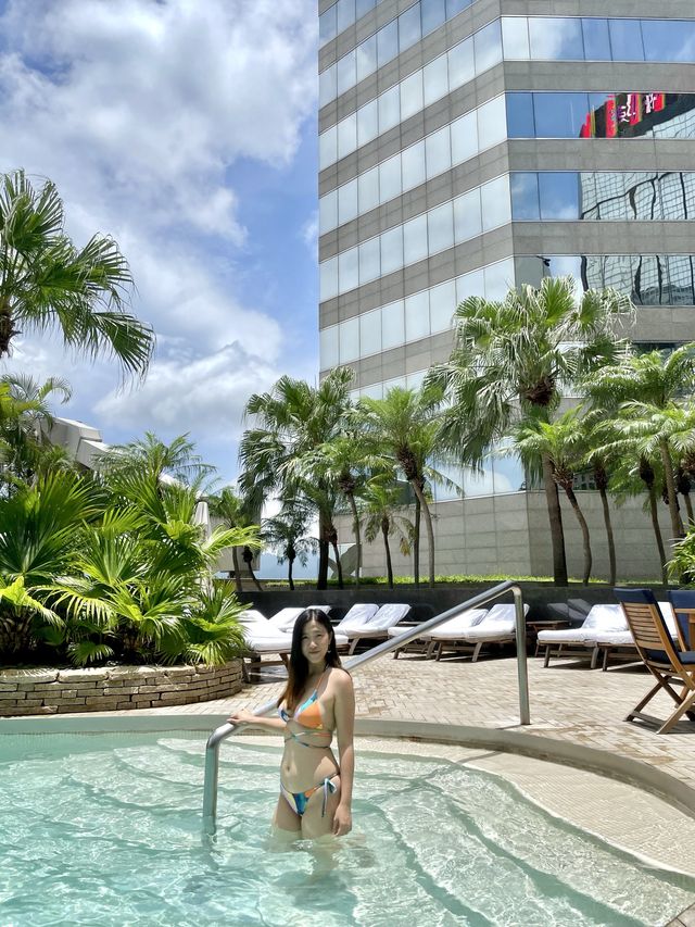 香港 | 彷如置身熱帶度假酒店 最吸精泳池staycation🌴 
