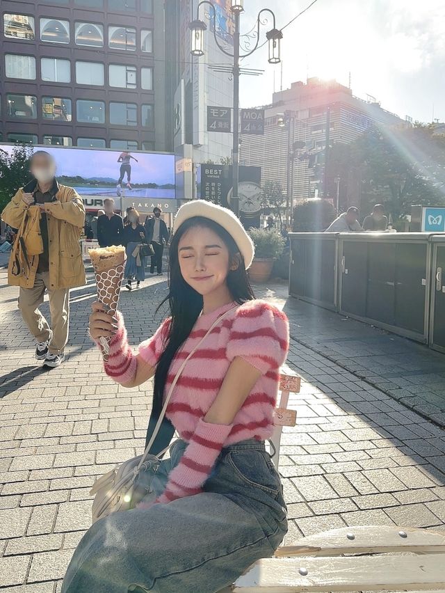 신주쿠 쇼핑하다 먹기좋은 크레페🌯