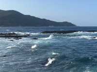 啪嗒啪嗒的龍洞海岸