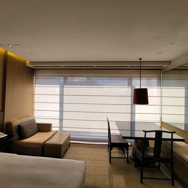 Grand Hyatt Hotel in Wan Chai, located on the waterfront, also connected to convention center