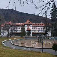 Beautiful Peles Castle in Sinaia, Romania 