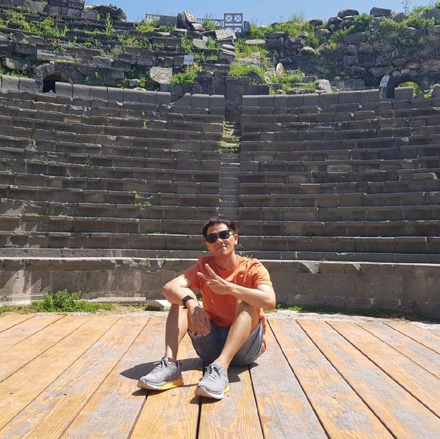 The Roman Western Theatre of Umm Qais.