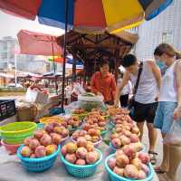 Xitou village market