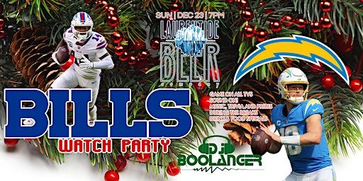 Bills vs Chargers XMas Eve Eve Watch Party at Laurentide Beer Company | Laurentide Beer Company, Maiden Lane, Penn Yan, NY, USA