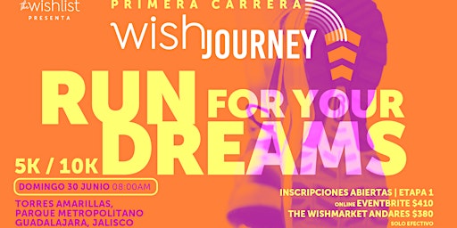 Carrera The WishJourney By The Wishlist 5K y 10K | Parque Metropolitano