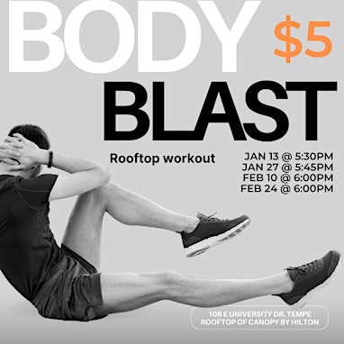 BODY BLAST CLASS w DevonGGI | Canopy by Hilton Tempe Downtown