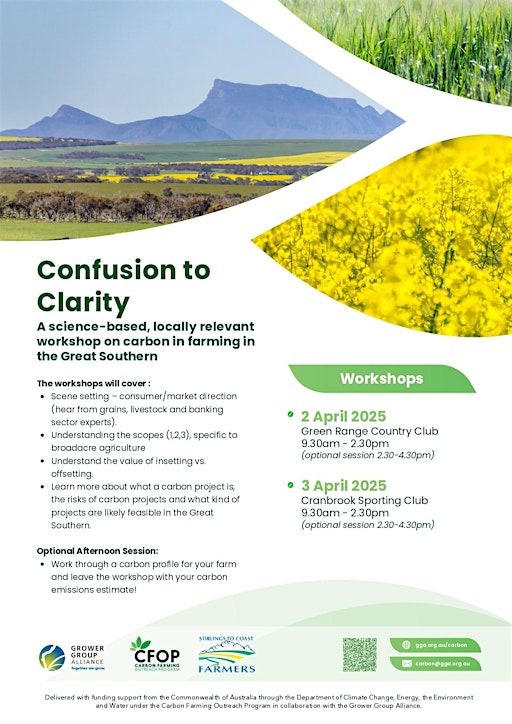 Carbon Farming Outreach Workshop - Crankbrook Sporting Club | Cranbrook Sporting Club