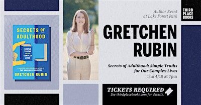 Gretchen Rubin presents 'Secrets of Adulthood' | Third Place Books